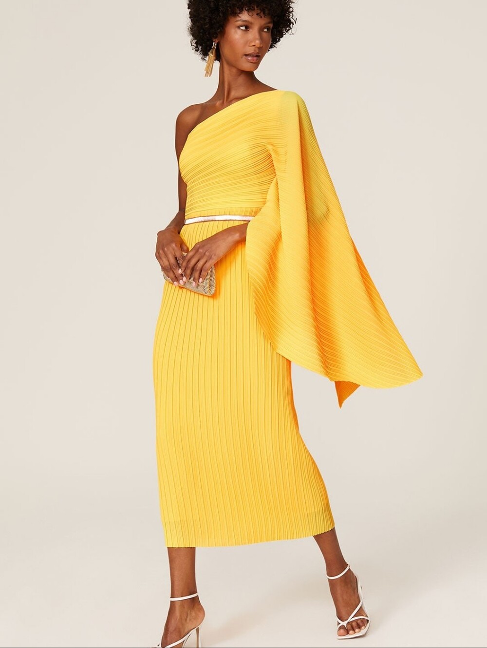 Solace London Pleated Lila Dress